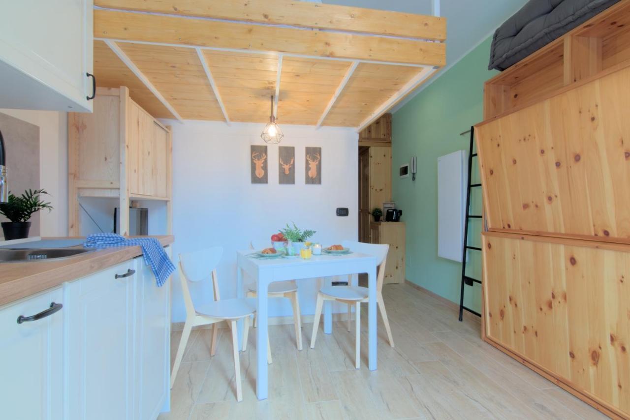 Ferienwohnung Casa Pino- Loft Con Giardino Magnolta Aprica Exterior foto